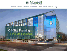 Tablet Screenshot of mansellfinishes.co.uk